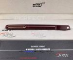 Perfect Replica Montblanc Rose Gold Clip Brown M Marc Rollerball Pen